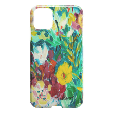 Load image into Gallery viewer, Sea Green and Coral iPhone Case