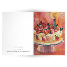 Load image into Gallery viewer, Strawberry Cake 5x7 Notecard with Envelope