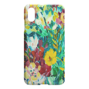 Sea Green and Coral iPhone Case