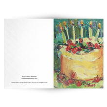 Load image into Gallery viewer, Lemons and Cherries Birthday 5x7 Notecard with Envelope