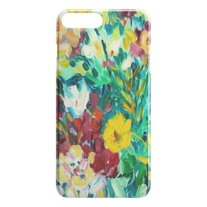 Sea Green and Coral iPhone Case