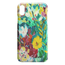 Load image into Gallery viewer, Sea Green and Coral iPhone Case