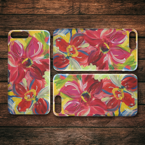 Seashell Cosmos Close Up iPhone Case